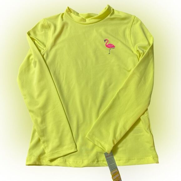 NWT size 6/7 flamingo swim shirt cat & jack - Picture 1 of 1